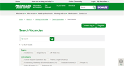 Desktop Screenshot of jobs.macmillan.org.uk