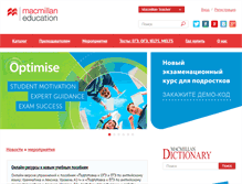 Tablet Screenshot of macmillan.ru