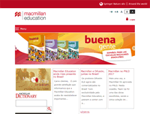 Tablet Screenshot of macmillan.com.br