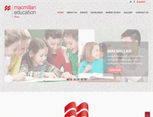 Tablet Screenshot of macmillan.com.pe